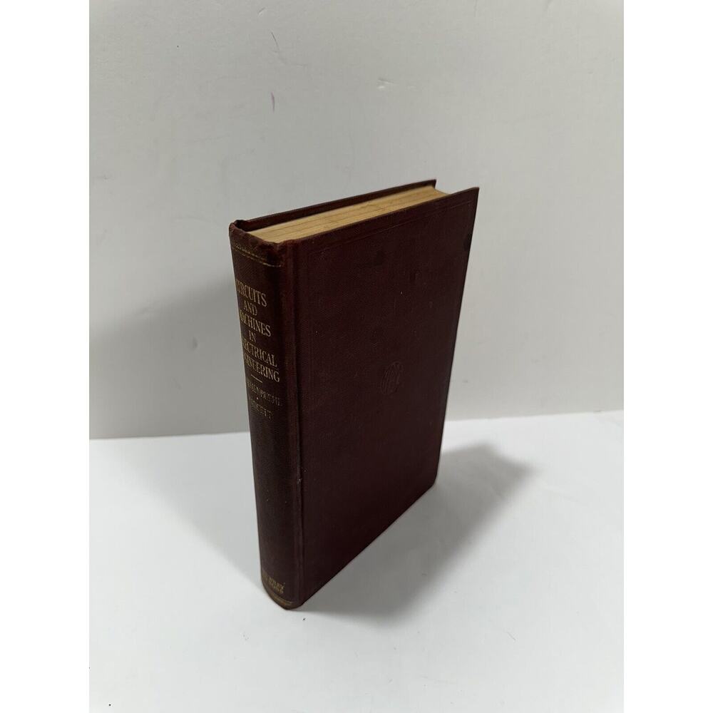 Circuits and Machines in Electrical Engineering Faucett 1939 Wiley & Sons Book